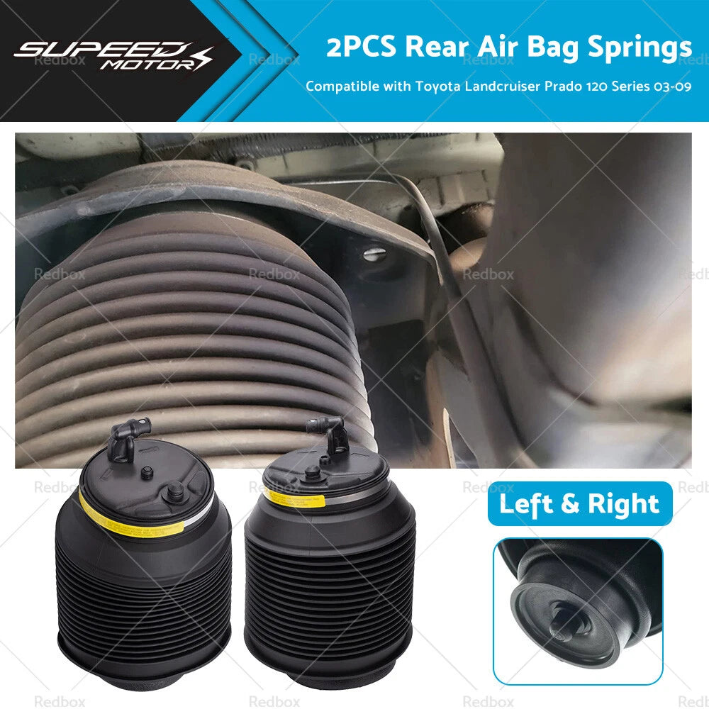 2X Rear Air Bag Springs for Toyota Land Cruiser Prado (2003–2009)