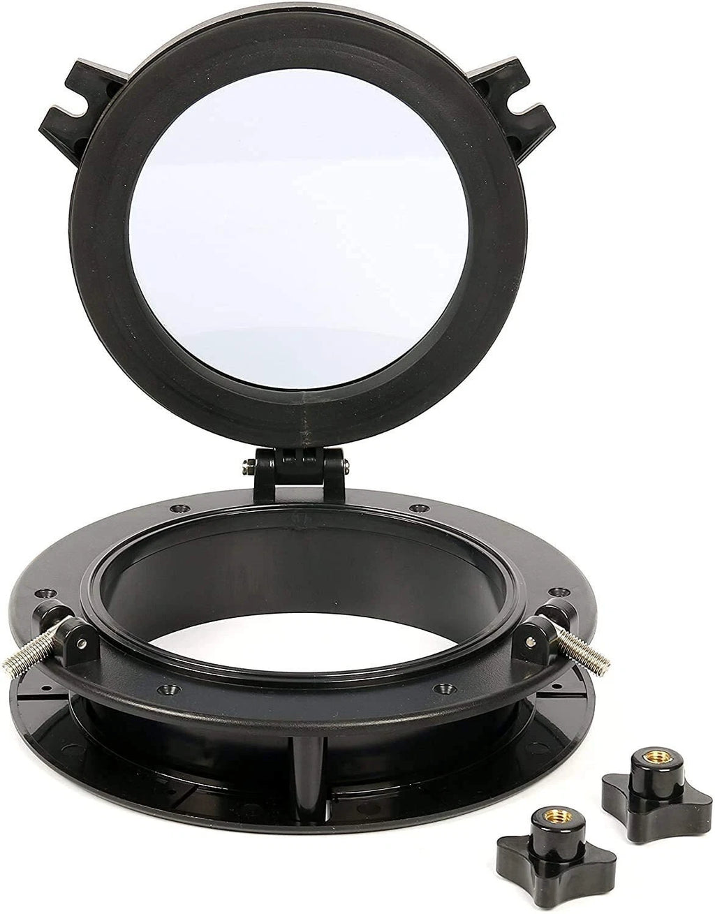 8" Round Opening Portlight Porthole Replacement Window for Boat Yacht (N/A)