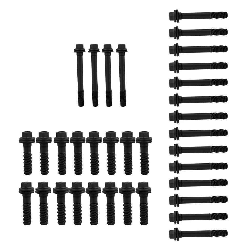 34pcs Cylinder Head Bolts for Chevy SBC 350/283/302/305/307/327/383/400 (1960–2002)