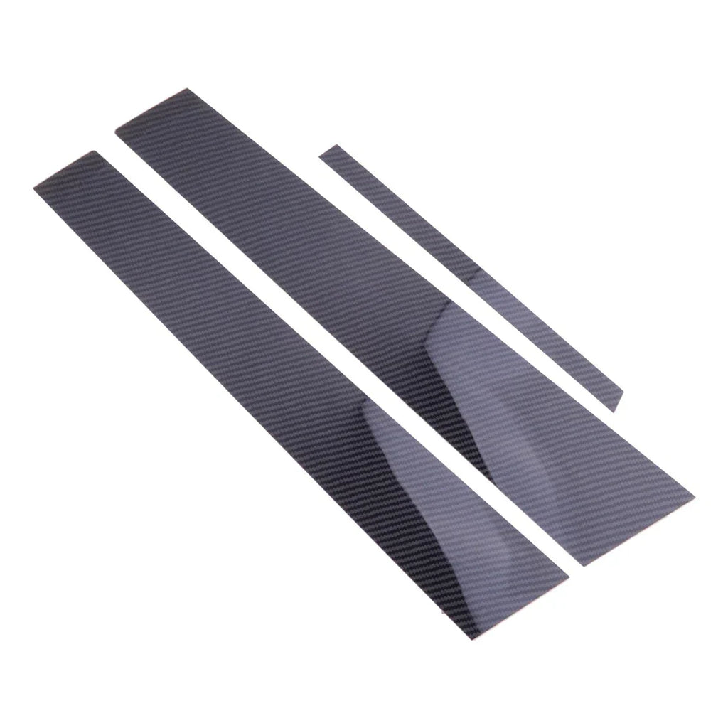 Carbon Fiber ABS Door Window B Pillar Post Covers for Honda Civic (2006-2011)