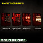 LED Tail Lights for Chrysler Town & Country (2011–2016)