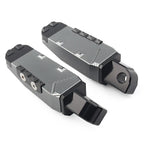 Rear Footrests Grey Pegs for Suzuki GSXR600/750/1300 Hayabusa (2001-2023)