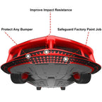 8x Universal Front Bumper Scrape Guard Anti-Skid Protector 30x2.5cm