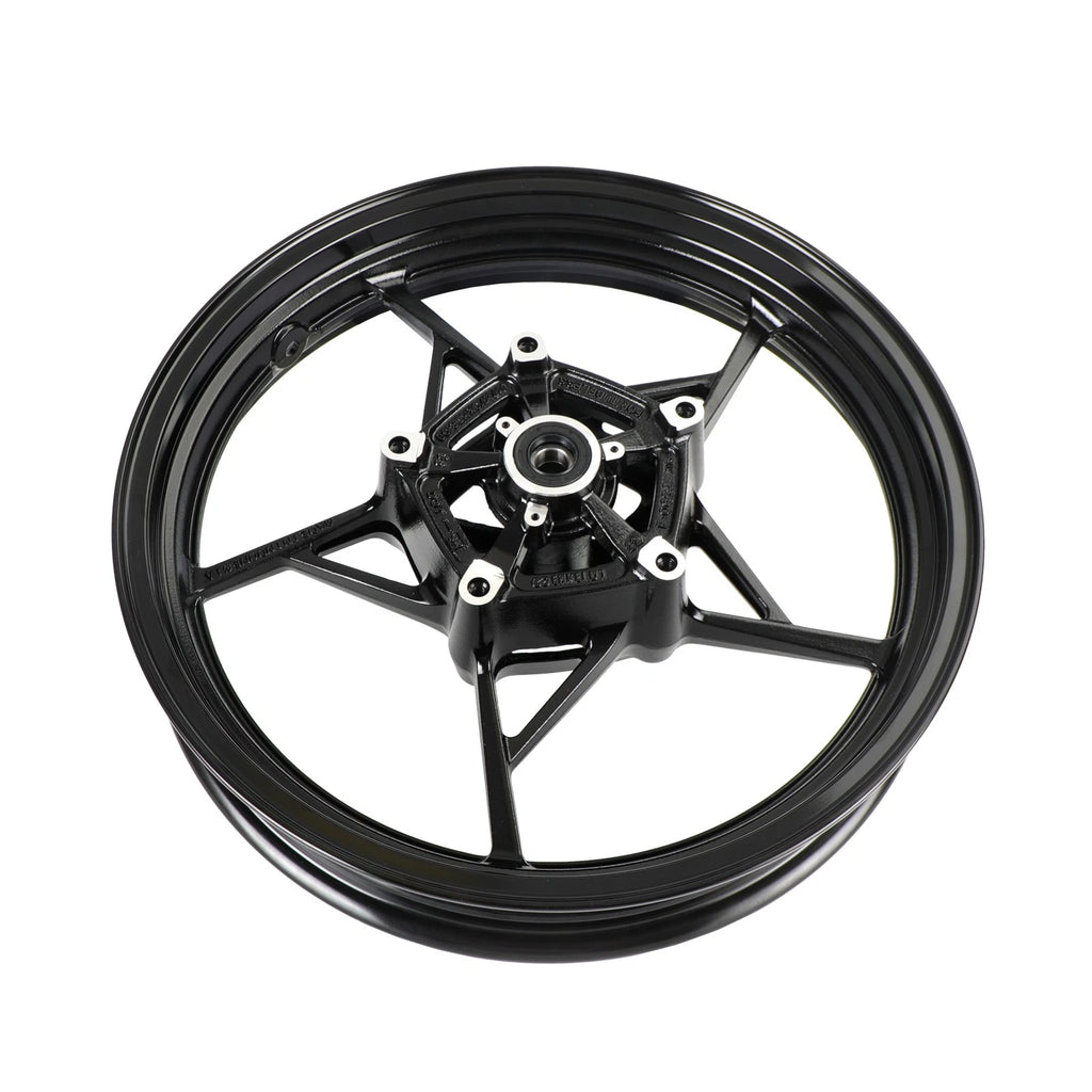 Glossy Black Front Wheel Rim for Kawasaki Z400 Ninja 400 (2018–2023)
