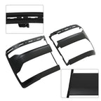 Headlight Trim Bezel Cover for Chevy Silverado 1500 (2016â2018) Black