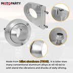 2" Swivel Base Floor Mount for Universal Steering Column (2.5" Drop)