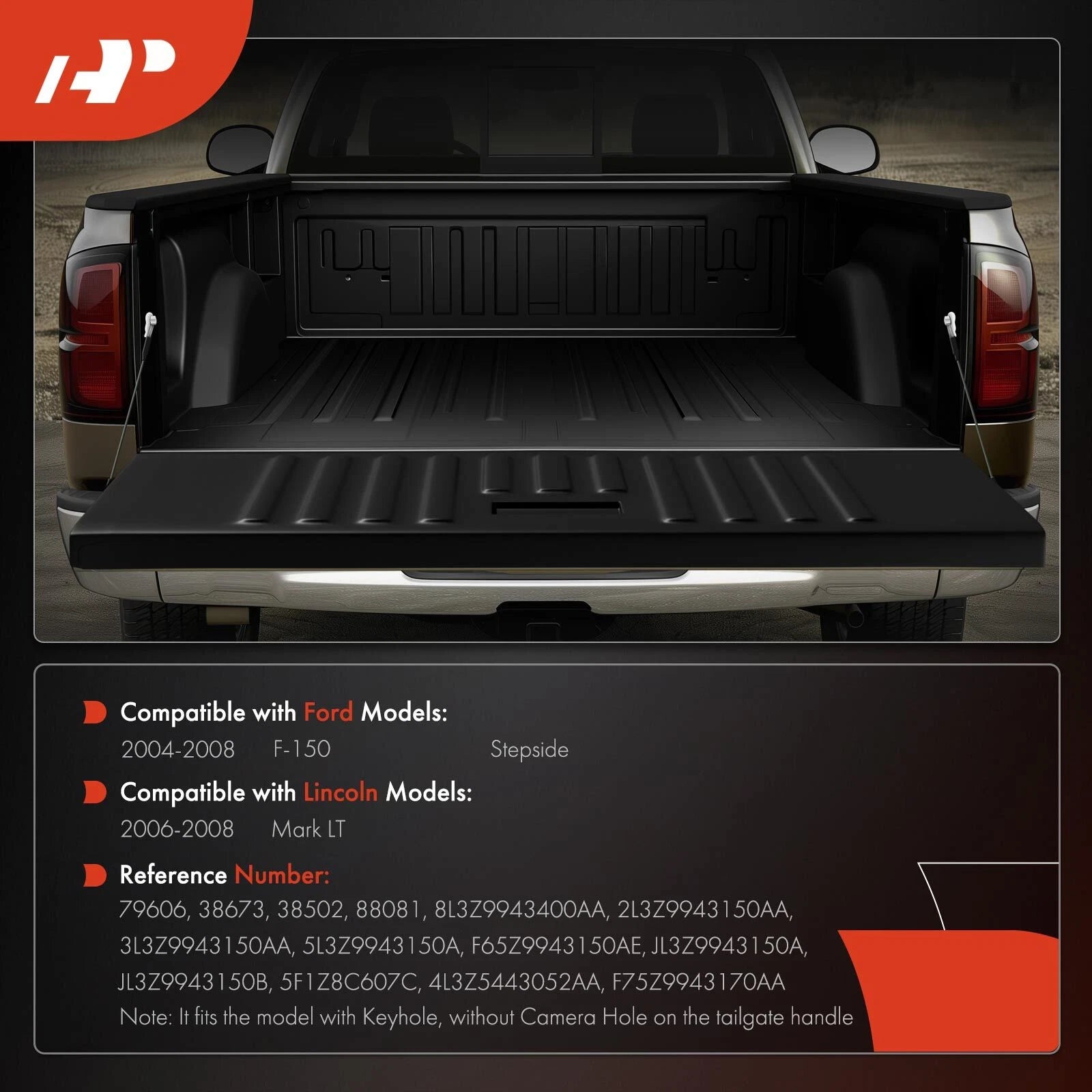 Tailgate Hardware Rebuild Kit for Ford F-150 (2004-2008)