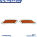 2X Front Side Reflectors Marker Light Lamp Pair for Audi Q5 (2018–2020)