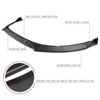 Front Bumper Lip Splitter Under Panel Diffuser for Optima (2014–2015)