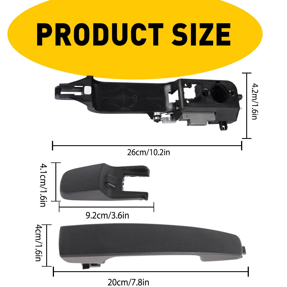 LH Exterior Door Handle for Ford Focus (2008â2011)