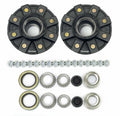 Set of 2 Libra 8 Lug Trailer Idler Hub Kits 8 on 6.5 for 7000 lbs Axle-22020