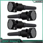 Set of 4 Ignition Coils for Jaguar Vanden Plas XJ6 XJR XJS (1995–1997)