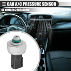 A/C Pressure Transducer Valve for Mercedes-Benz C300 (2008-2020) Metal Black