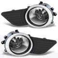 Clear Lens Front Bumper Fog Lights + Switch + Chrome Bezel for Sienna (2011–2017)