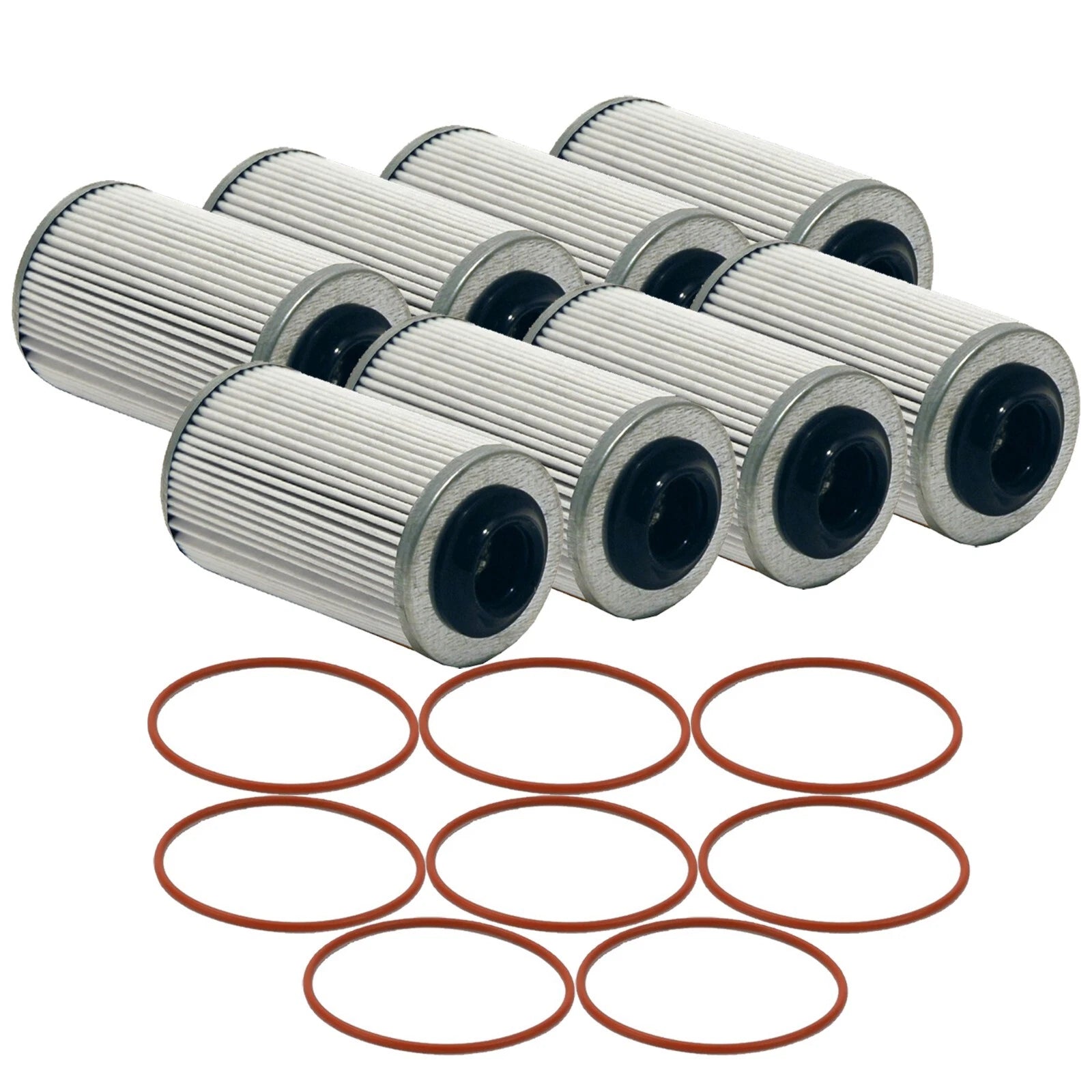 Set of 8 Wix XP Engine Oil Filters for Cadillac Chevy GMC Pontiac Saab V6