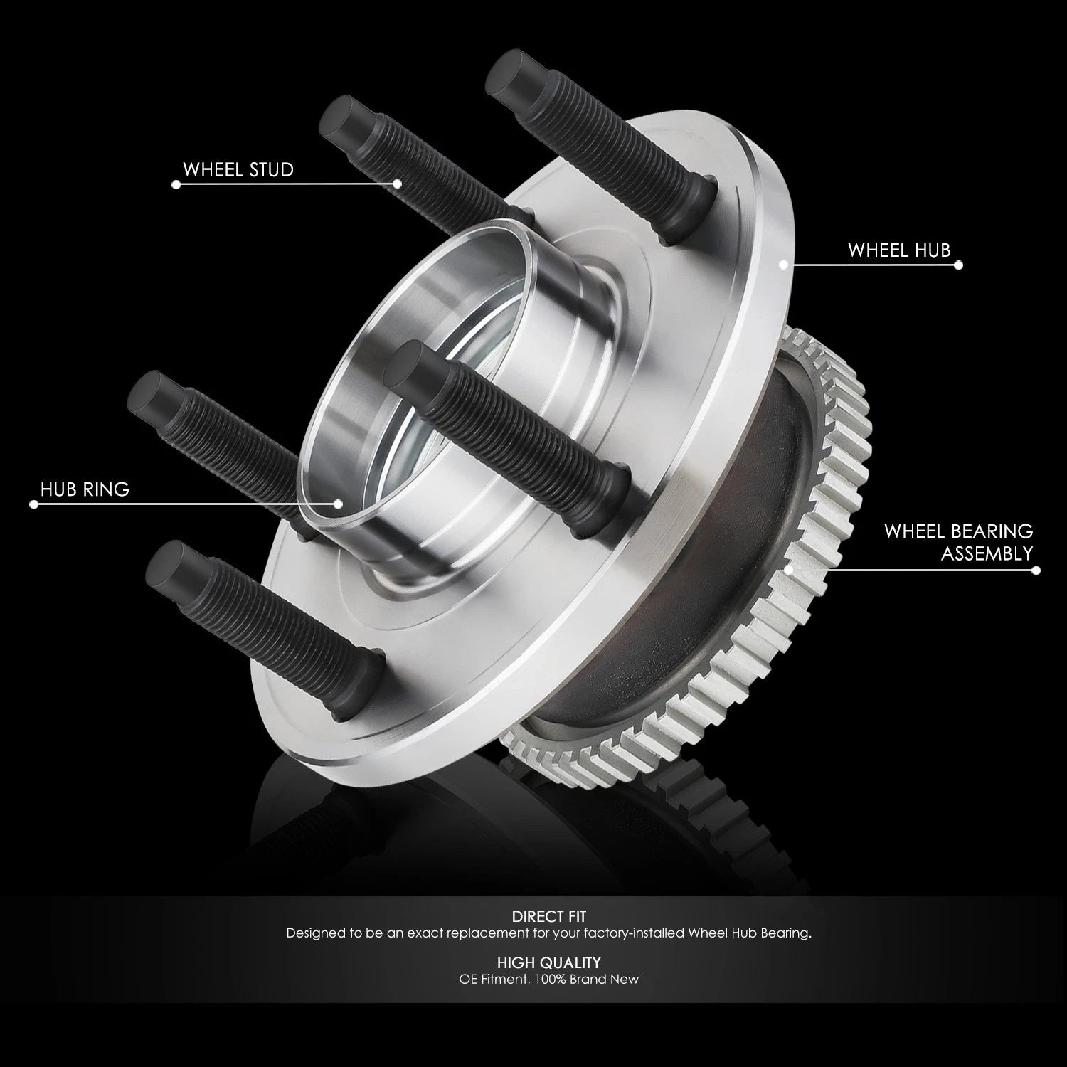 Wheel Bearing Hub Assembly for Ford Mustang (2005–2014)
