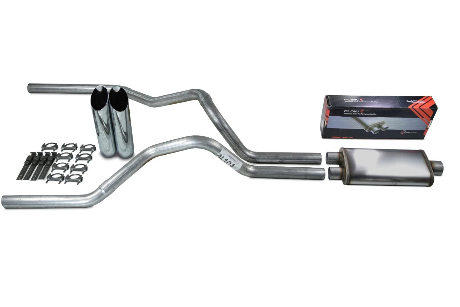 2.5" Dual Exhaust Muffler for Dodge Ram 1500 (1994–2003)