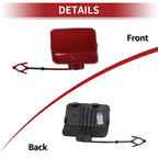 Tow Hook Cover Cap for BMW X5 E70 (2011–2013) No. 51127271816 Red