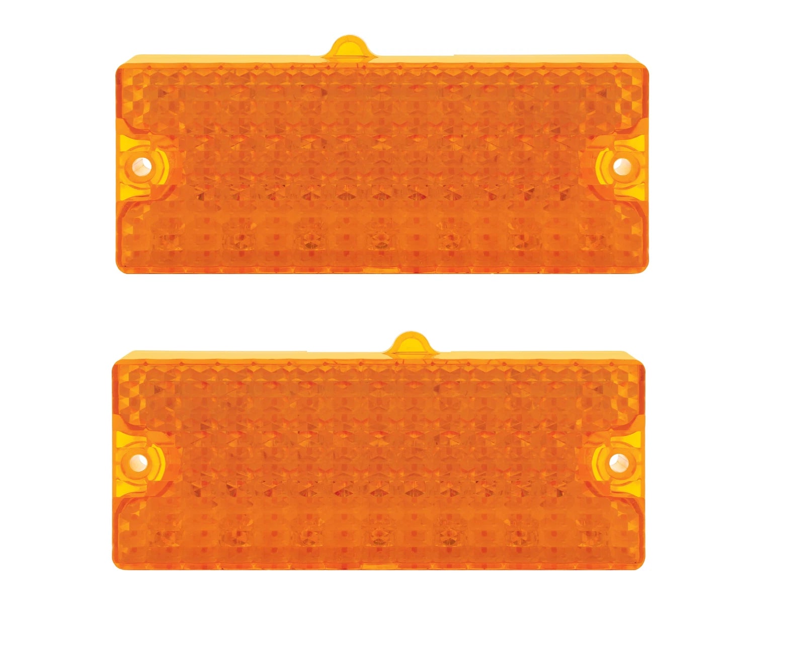 Amber LED Parking Turn Signal Lights Pair for 1969–1970 Chevy Pickup