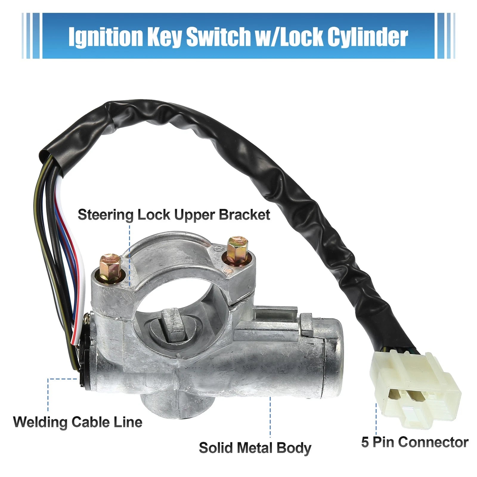 Ignition Switch Steering Lock Cylinder 48700-01G25 for Nissan D21 (1986–1997)