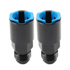 6AN Male to 3/8" Female EFI Fuel Rail Fitting for SAE Quick-Disconnect
