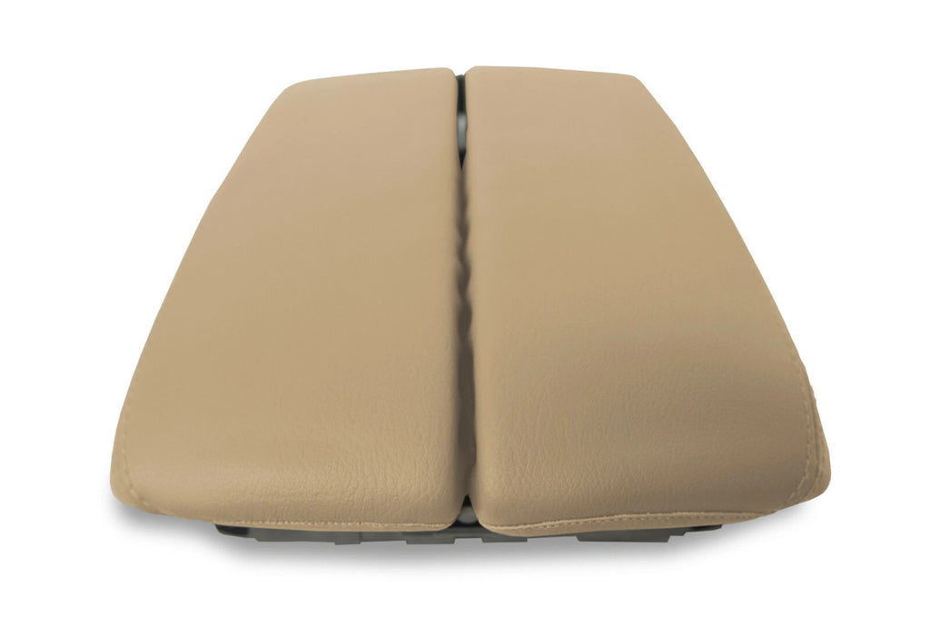 Leather Center Console Lid Pull Cover for Audi A8 (2011–2017) Beige