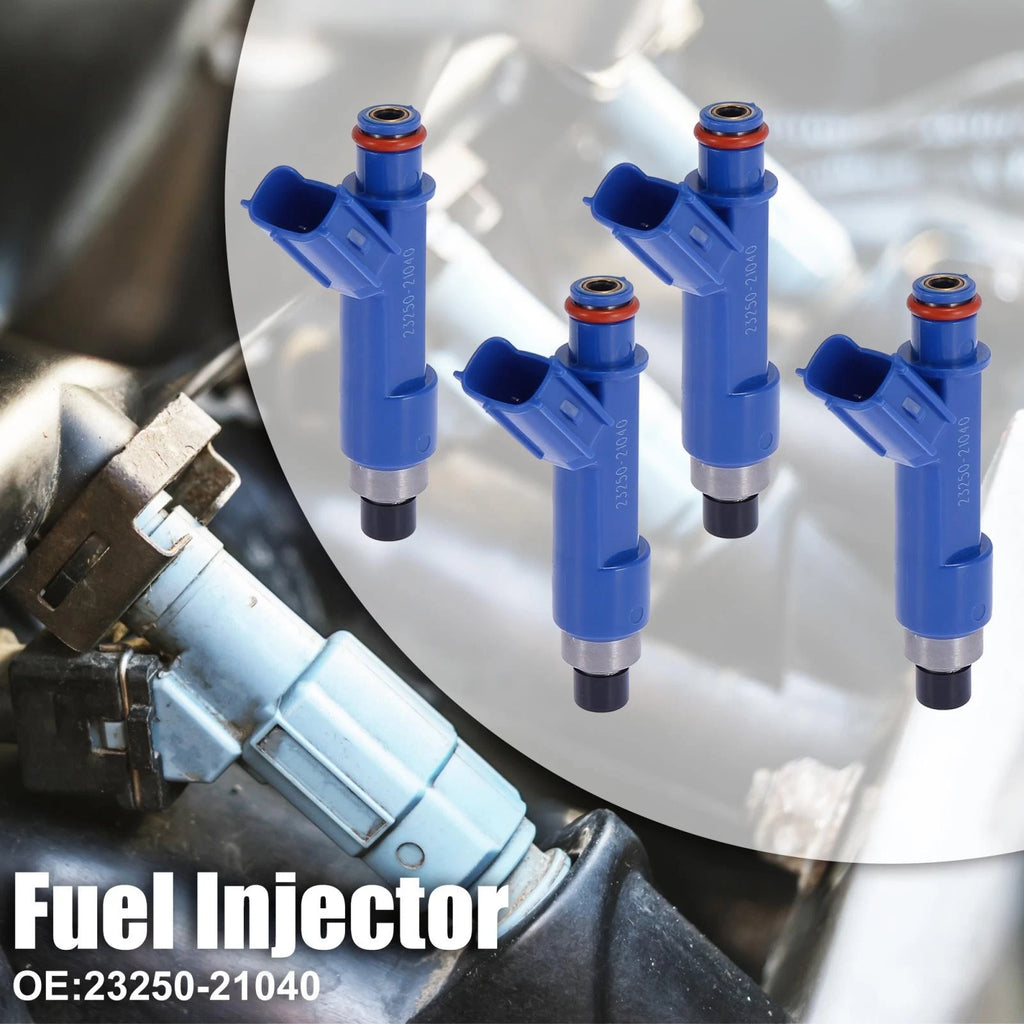 Set of 4 Fuel Injectors 23250-21040 for Toyota Yaris (2006–2012)