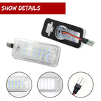 2X LED License Plate Lights for Scion FR-S, Toyota 86, Subaru BRZ (2013–2020)