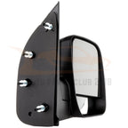 Passenger Side Folding Manual Black Mirror for Ford E150-E550 (2002-2008)