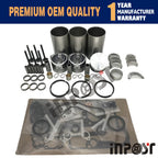 D850 Overhaul Rebuild Kit for Kubota B1500 B1550HST B6200 B6200D B6200E (1990–2000)
