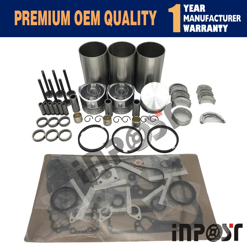 D850 Overhaul Rebuild Kit for Kubota B1500 B1550HST B6200 B6200D B6200E (1990–2000)