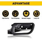 Front Driver Side Interior Door Handle for Honda Accord (2003–2007) 72160SDAA02ZD