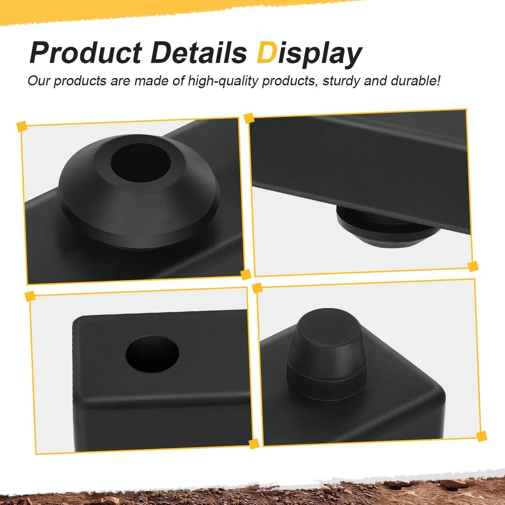 Set of 4 Rear Fender Frame Dampener Rubbers for Honda TRX250R ATC250R (1985–1989)