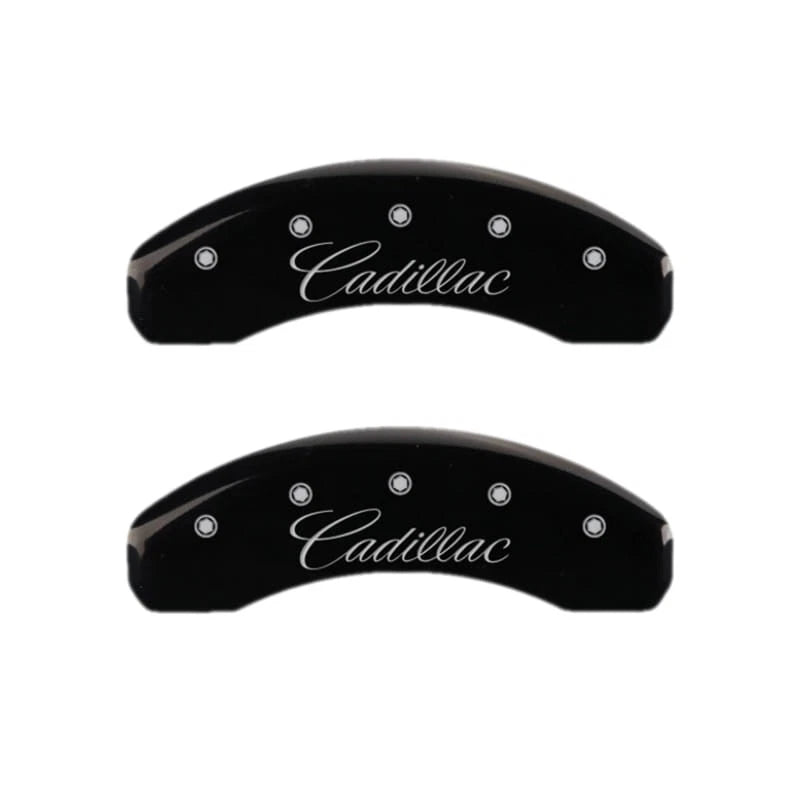 Set of 4 Black Caliper Covers for 2006–2011 Cadillac DTS by MGP