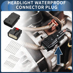 16 Pin Headlight Waterproof Connector Plug for Ford Mondeo 