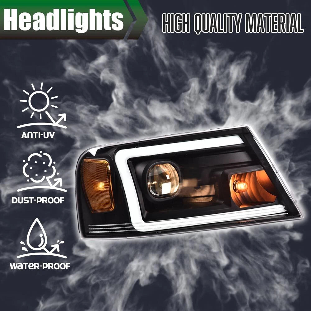 LED Projector Headlights Assembly for Ford F150 (2004–2008)