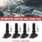 Set of 1 Ignition Coil Spark Plug for Ford Edge (2015–2023) No.CM5Z12029A
