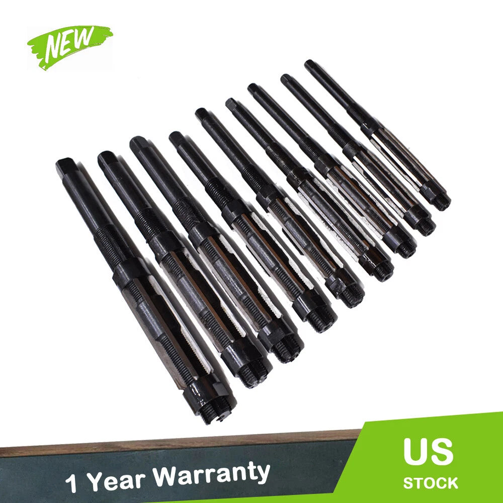 Set of 9 Adjustable Hand Reamers for Automotive Use