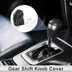 1 Pc Gear Shift Knob Cover for Subaru Impreza (2017–2023) Pebbled Black Beige