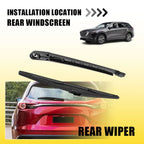 Rear Wiper Arm and Blade Set 14" for Mazda CX-9 (2009–2020)