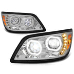 Dual Halo Rings LED DRL Projector Headlights for Hino 338 268 258 (2006–2017)