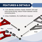 Complete A-Arm Bushing Kit for Polaris RZR 800 RZR S 4 800 (2008–2014)