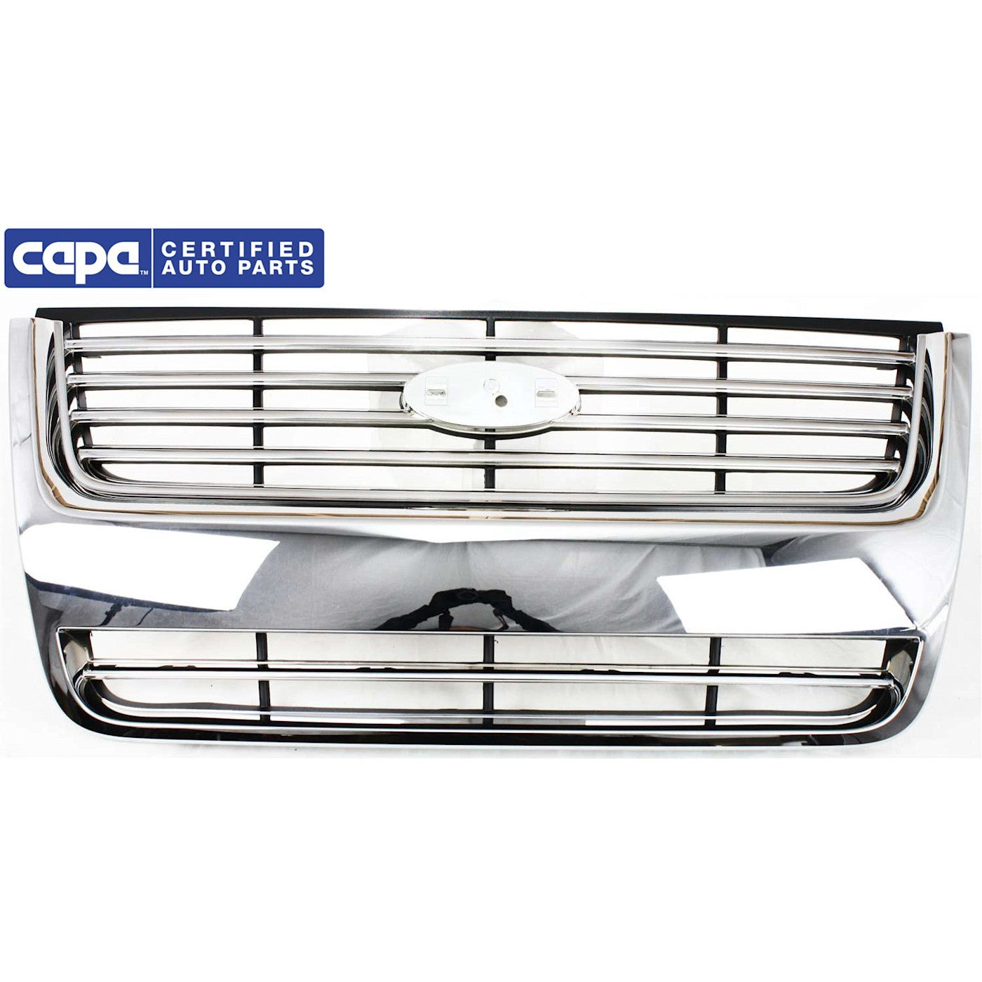 Chrome Grille for Ford Explorer (2006–2010) with Black Insert