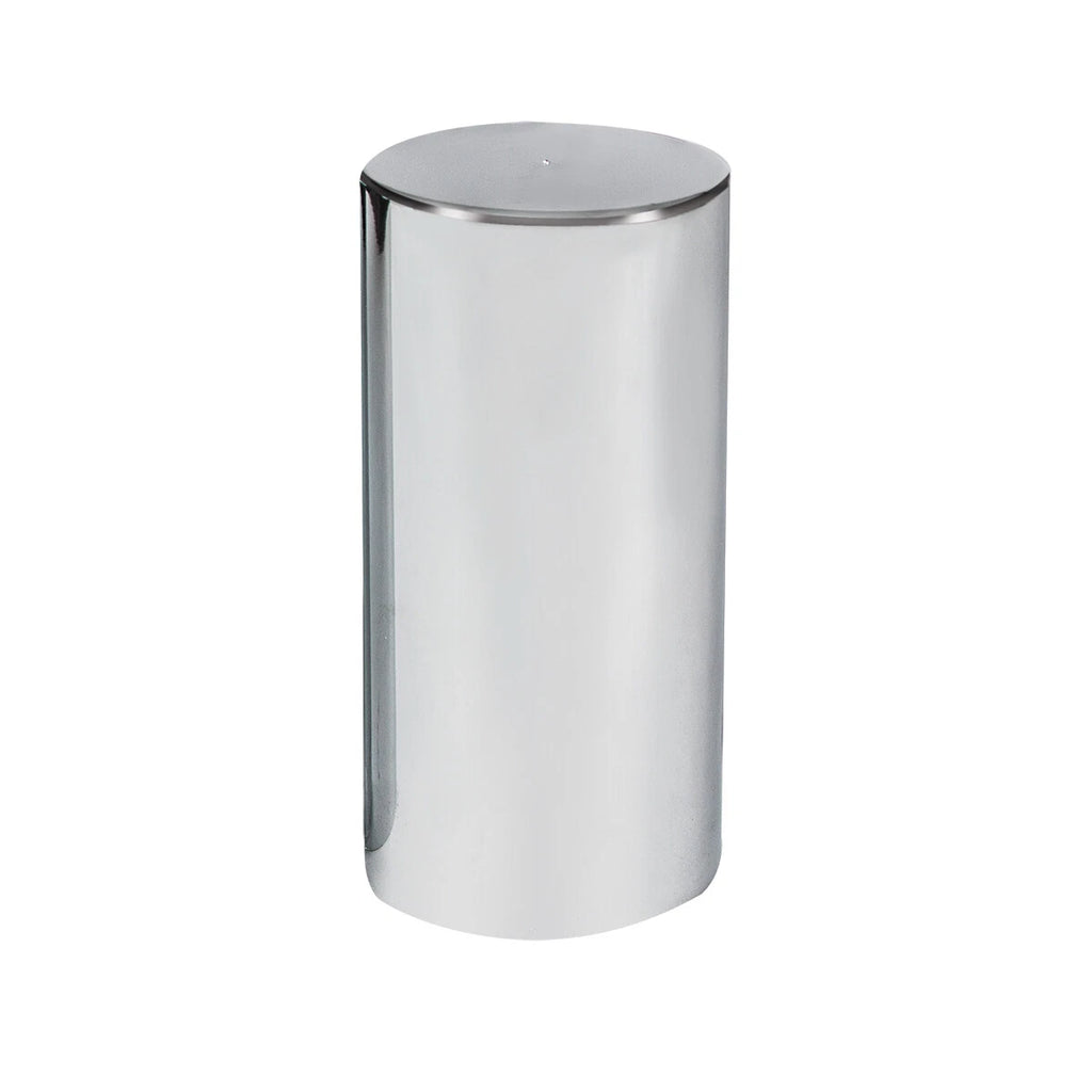 Chrome Cylinder Lug Nut Covers Thread-On for 33mm Toyota Wheels (60-Pack)