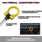 JDM Style Anodized Aluminum Tow Hook Ring for Acura TLX (2015-2018)