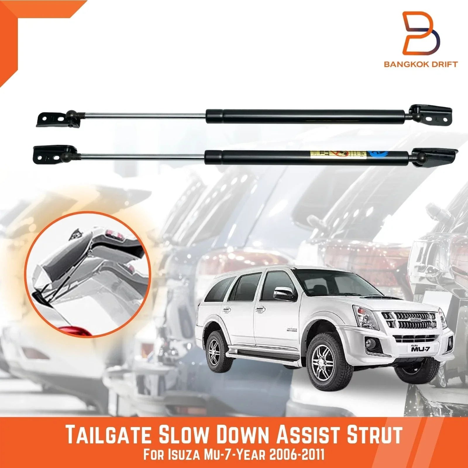 Rear Tailgate Gas Strut Damper for Isuzu Mu-7 (2006-2012)