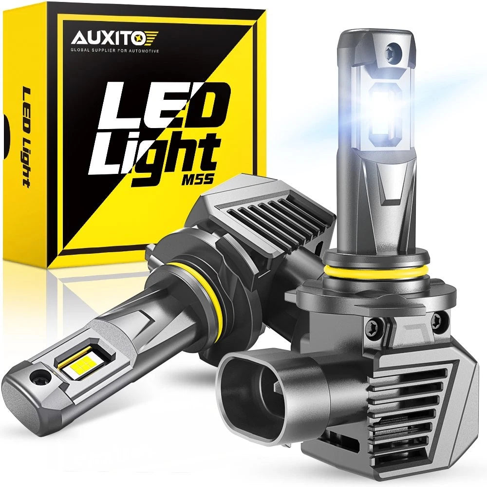 2X HB3 9005 LED Headlight Bulbs for High Beam (Universal Fit)