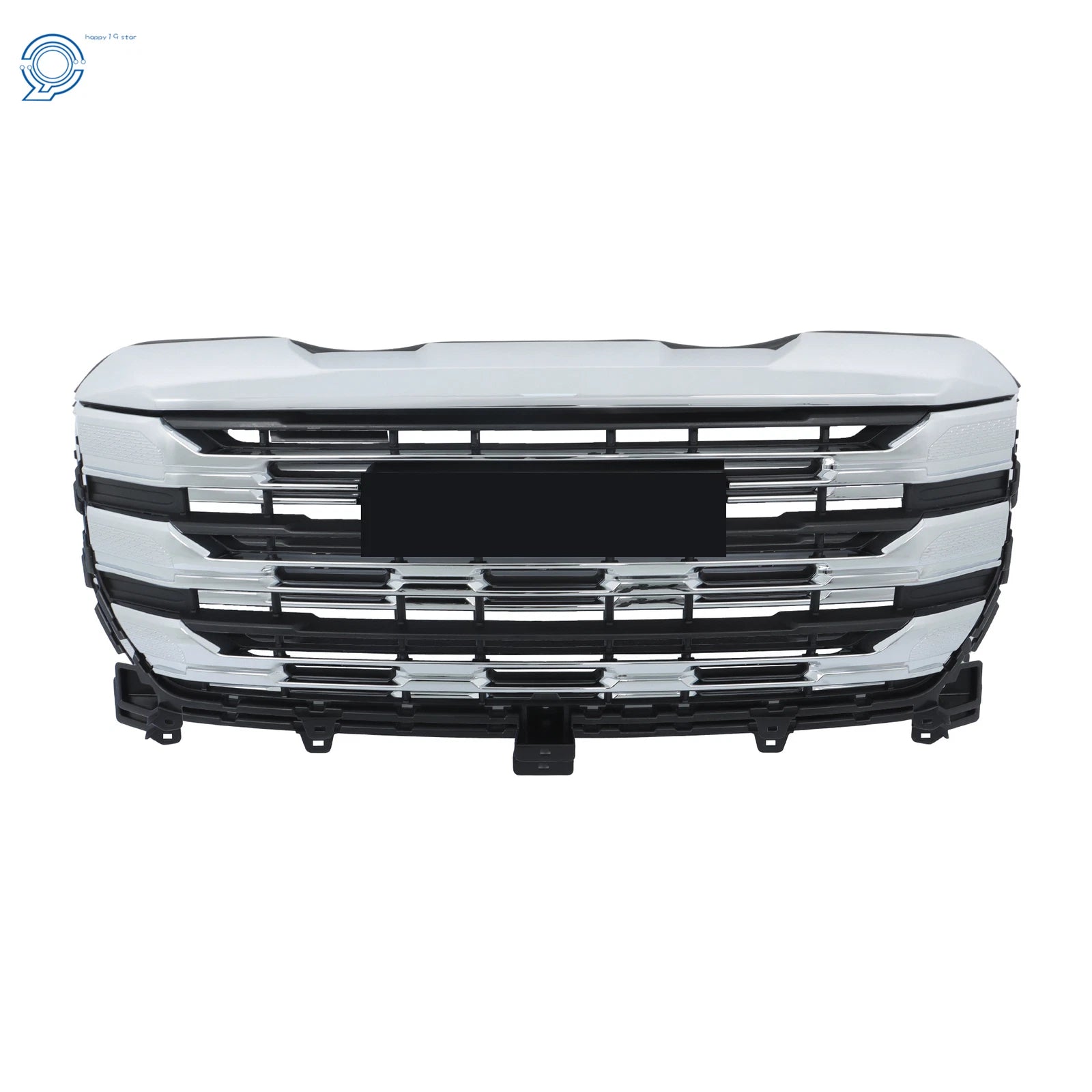 Chrome Front Upper Bumper Grille for GMC Sierra 1500 SLE (2022–2024)