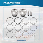 80mm Piston and Ring Kit for Polaris RZR Ranger Sportsman 800 (2009–2014)