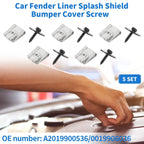 Fender Liner Splash Shield Bumper Cover Screws for Mercedes-Benz 500 SEC